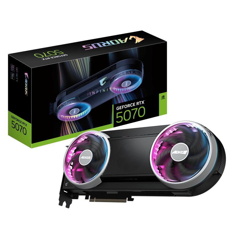 GIGABYTE AORUS GeForce RTX 5070 INFINITY 12G NVIDIA 12 GB GDDR7