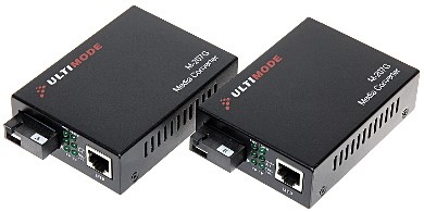 Media konwerter jednomodowy komplet TXRX M-207G ULTIMODE