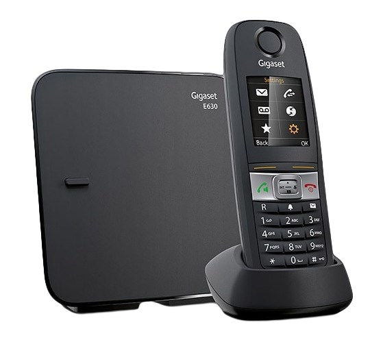 Telefon bezprzewodowy Gigaset E630 czarny