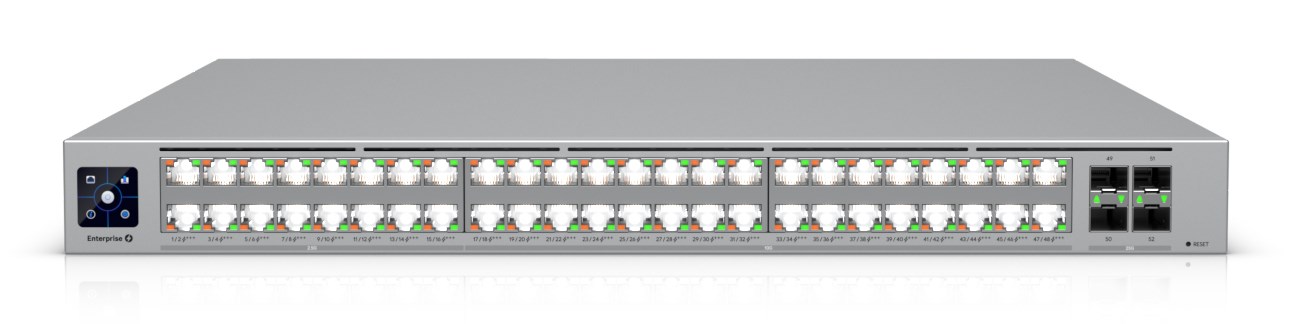 Ubiquiti UniFi ECS-48-PoE Zarządzany L2/L3 10G Ethernet (100/1000/10000) Obsługa PoE 1U Szary