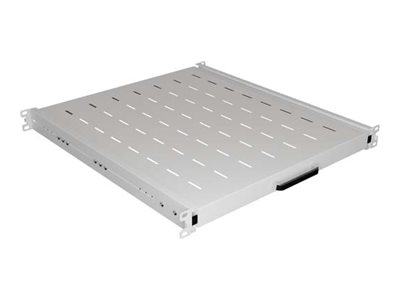 LANBERG WYSUWANA PÓŁKA DO SZAF RACK 19" 500MM SZARA (1U/445X500MM UDŹWIG DO 35KG, MONTAŻ 4PUNKTOWY)