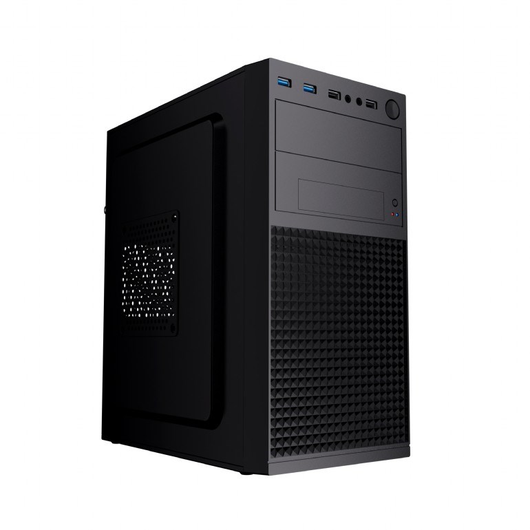 GEMBIRD OBUDOWA FORNAX K300 MINI-TOWER (2X USB 3.0, 2X USB 2.0, HD AUDIO) CZARNA