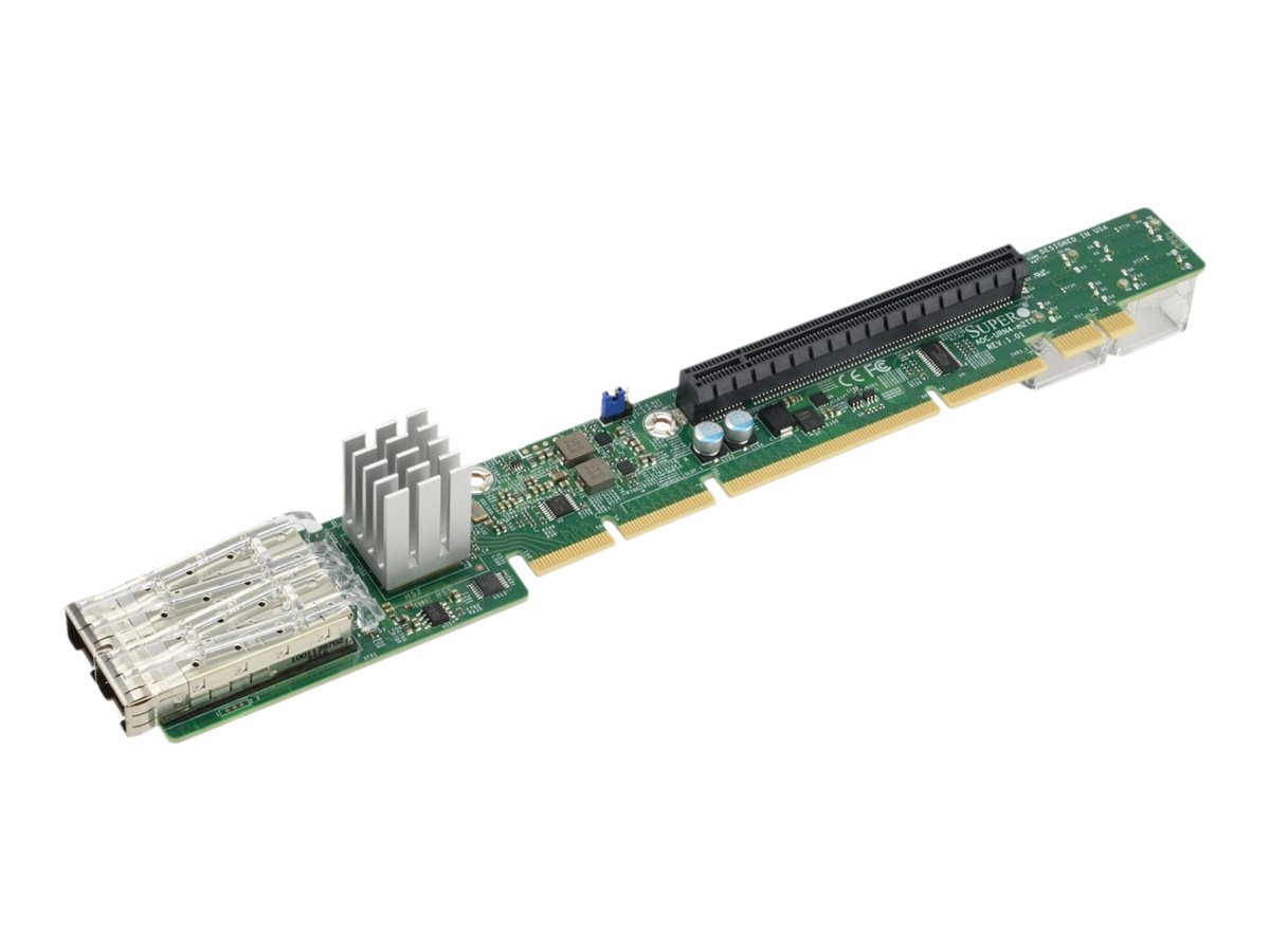 SUPERMICRO 1U Ultra Riser 2-port 25GbE SFP28 based on Mellanox Connect