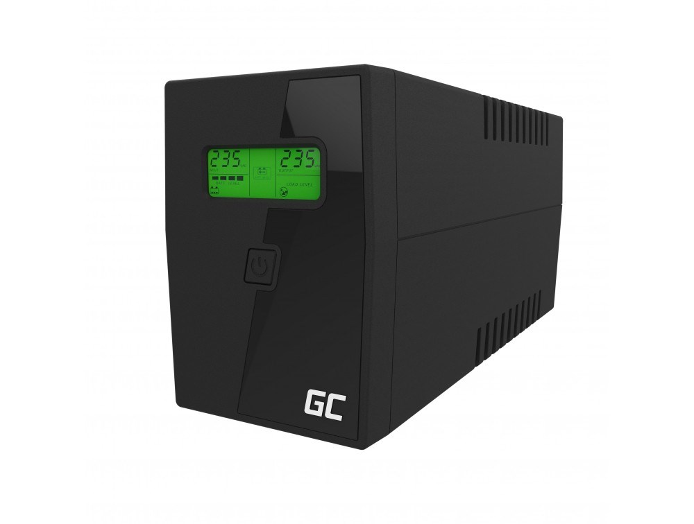 UPS ZASILACZ AWARYJNY Green Cell POWER PROOF 600VA 360W Z WYŚWIETLACZEM LCD UPS01LCD