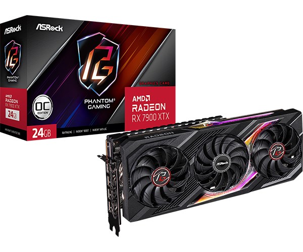 Asrock 90-GA3YZZ-00UANF karta graficzna AMD Radeon RX 7900 XTX 24 GB GDDR6