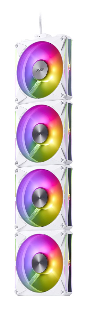Wentylator XPG HURRICANE MAG 120 (120mm ARGB PWM Fan 4 szt.) WH sprzedaż detaliczna