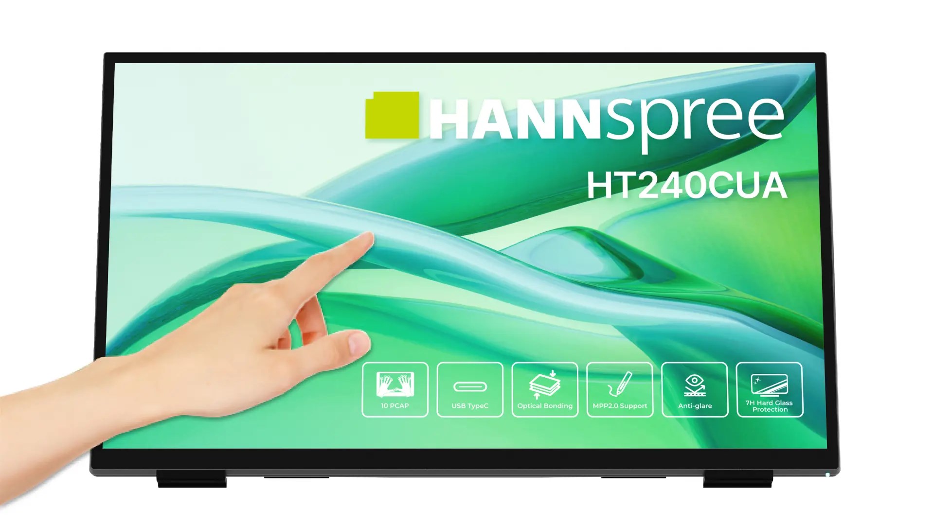 Monitor Hannspree 60,4 cm (23,8") HT240CUA 16:9 M-TOUCH HDMI+DP+USBC