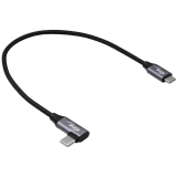 AKYGA Cable USB AK-USB-53 USB type C m / USB type C m Angle ver. 2.0 60W 0.3m