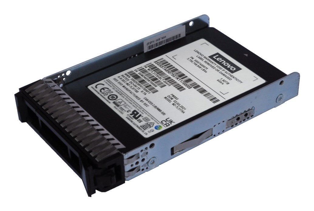 Lenovo 4XB7A90875 urządzenie SSD 1,92 TB 2.5" SATA III V-NAND TLC