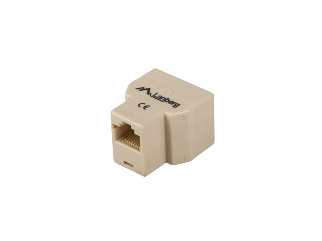 LANBERG AD-RJ45-2RJ45-OU Lanberg Adapter złączka sieciowa RJ-45->X2 RJ45