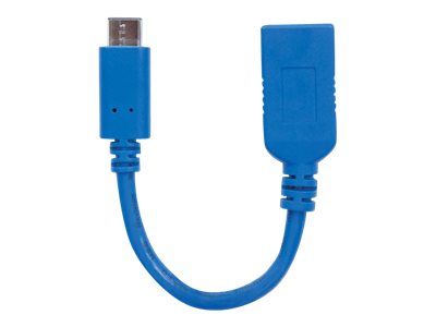 MANHATTAN 353540 Manhattan Kabel USB 3.1 Gen1 USB C/USB A M/F 15cm niebieski