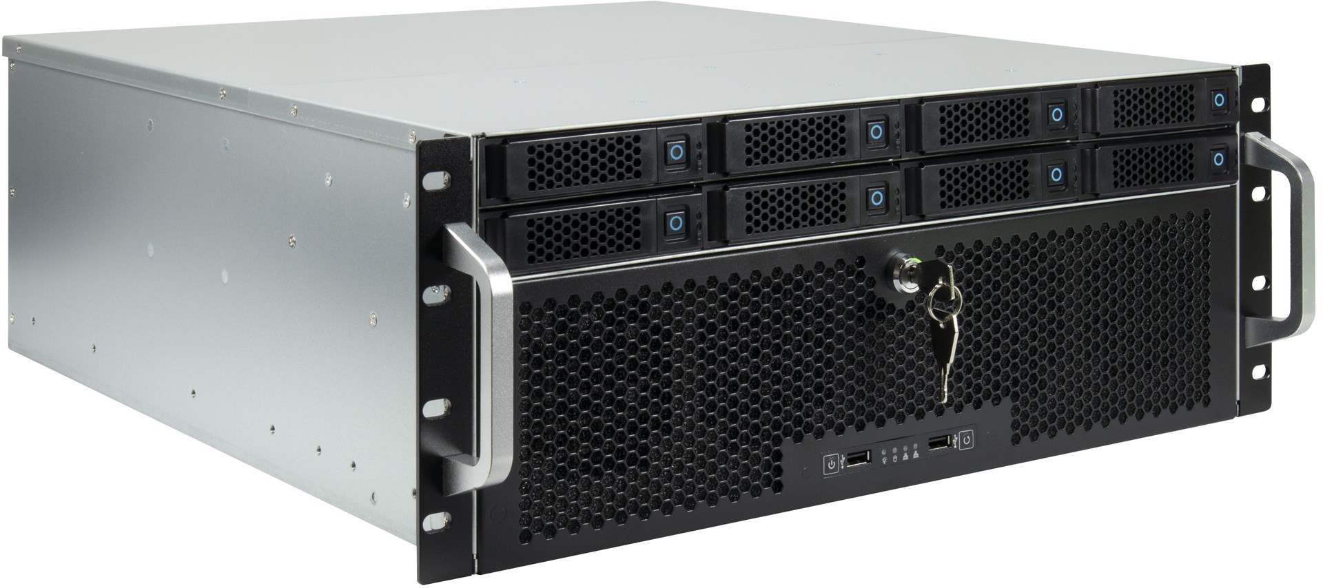 Inter-Tech 4U-4708 Rack Czarny