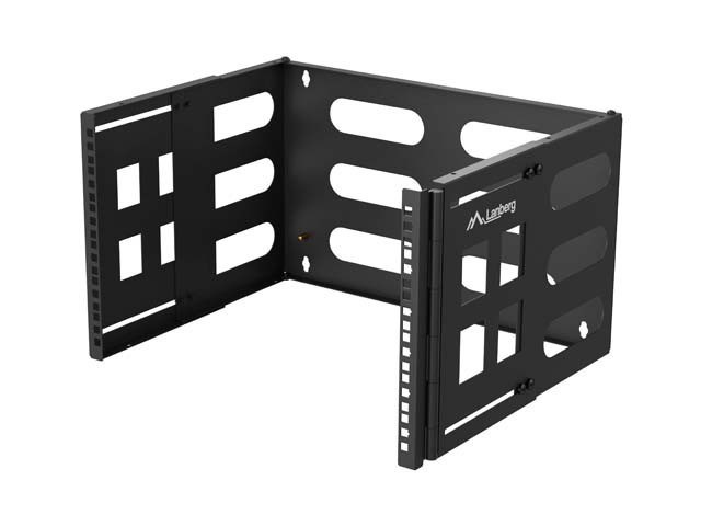 LANBERG UCHWYT ŚCIENNY RACK 19' 6U 497X400/240 CZARNY