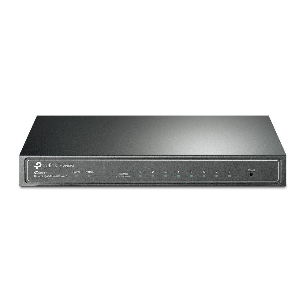 Switch TP-Link TL-SG2008 Zarządzany L2 Gigabit Ethernet (10/100/1000) Czarny