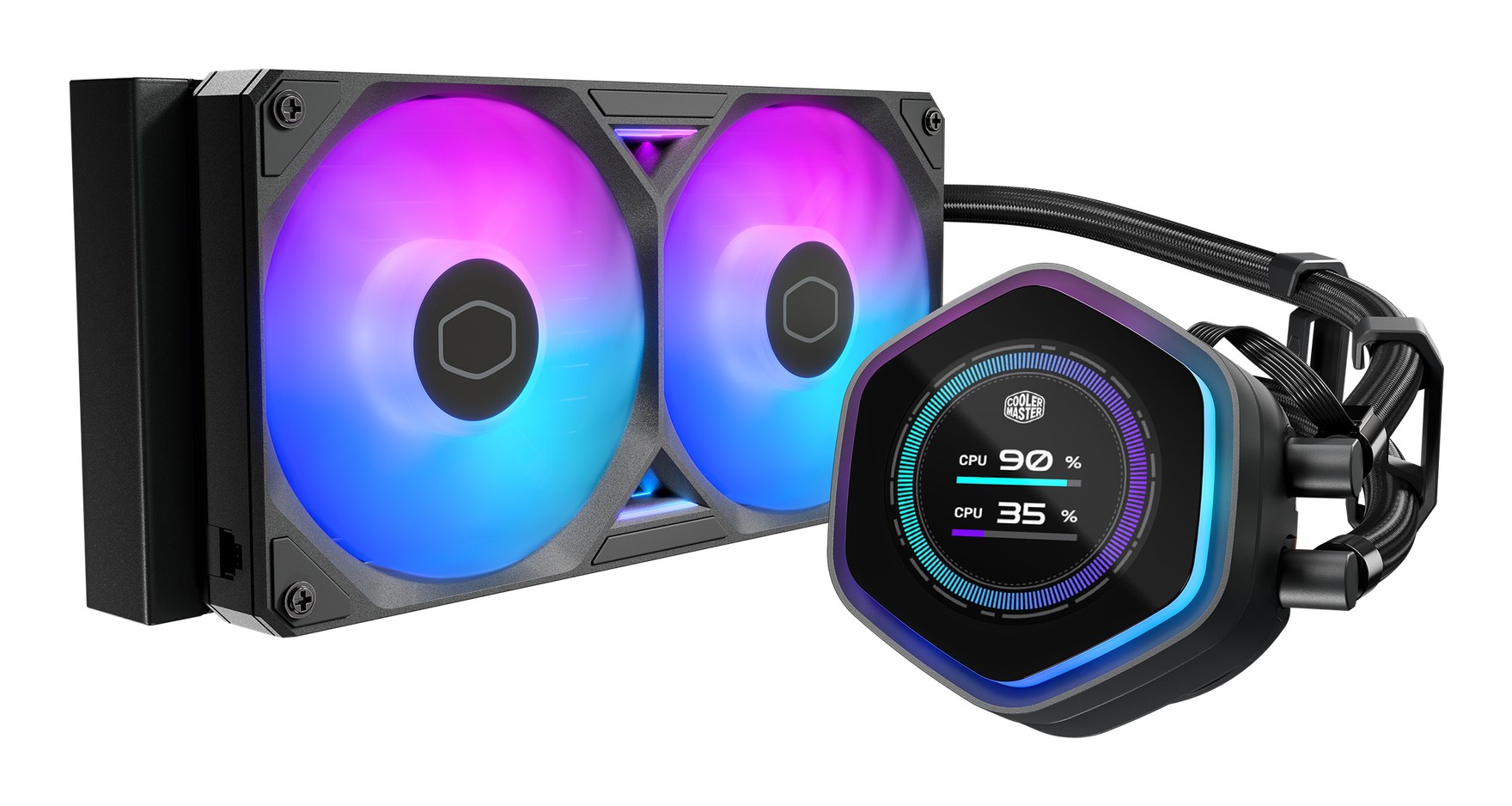 Chłodzenie CoolerMaster MasterLiquid 240 Atmos II LCD