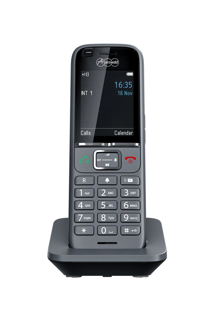 Bezprzewodowy przedłużacz słuchawkowy Auerswald COMfortel M-710 w wersji DECT/GAP, Ciemny Tytan