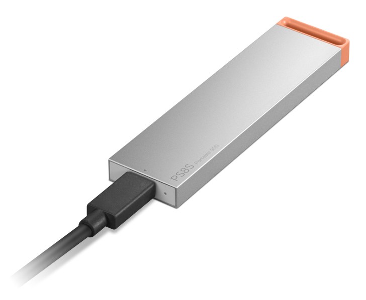 Dysk zewnętrzny SSD LENOVO PS8S 2TB USB 3.2 Gen 2 Grey (4XB1T88413)