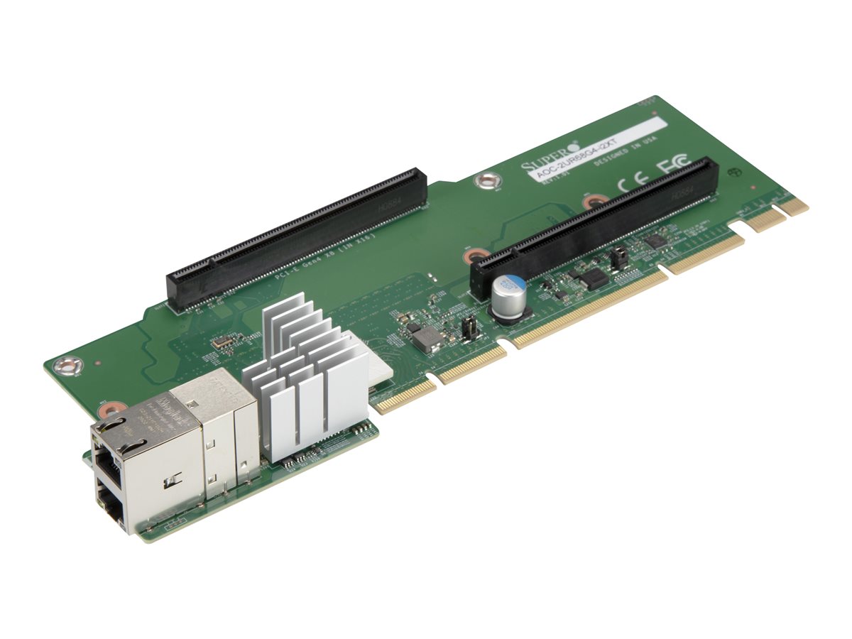 SUPERMICRO 2U Ultra Riser with 2-port 10G RJ45 Intel Carlsville X710-A
