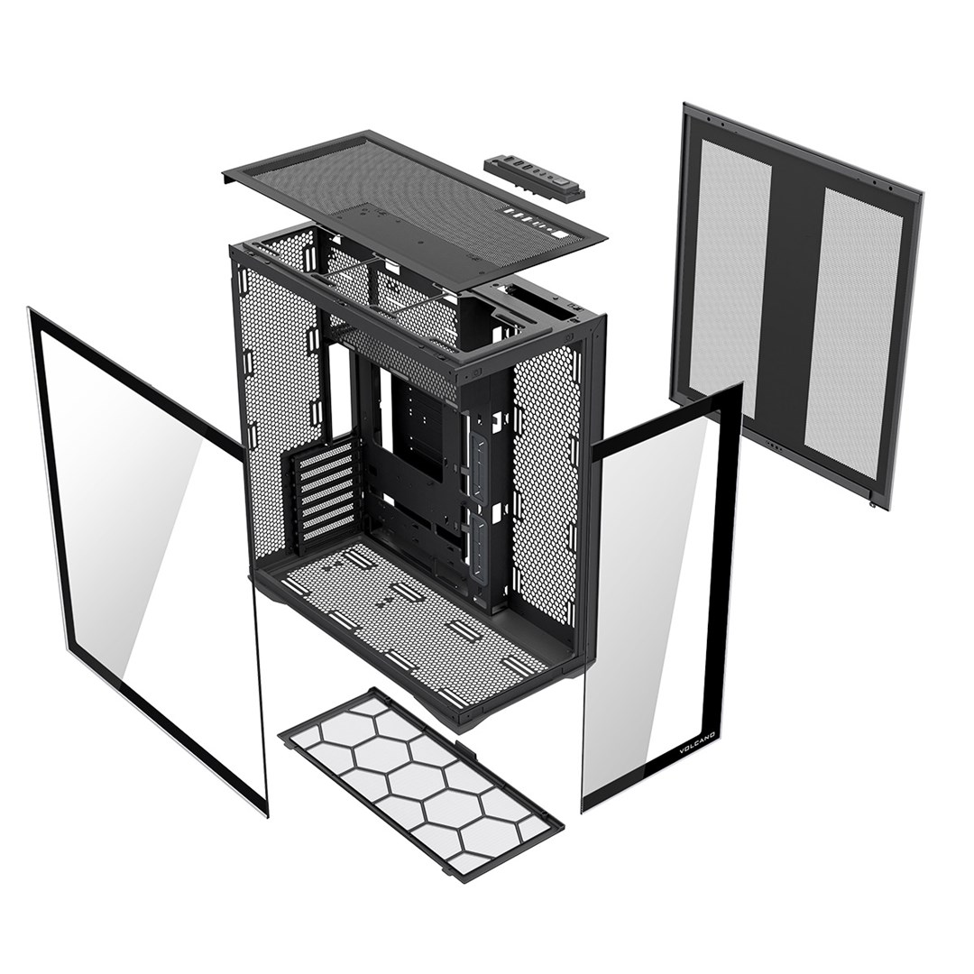 MODECOM OBUDOWA VOLCANO SPACE XL FULL TOWER NF CZARNA