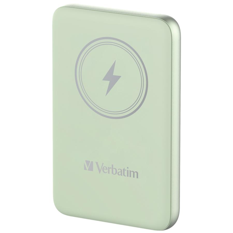 Powerbank Verbatim Charge 'n' Go Magnetic Wireless 10000mAh USB-C PD 3.0 Green