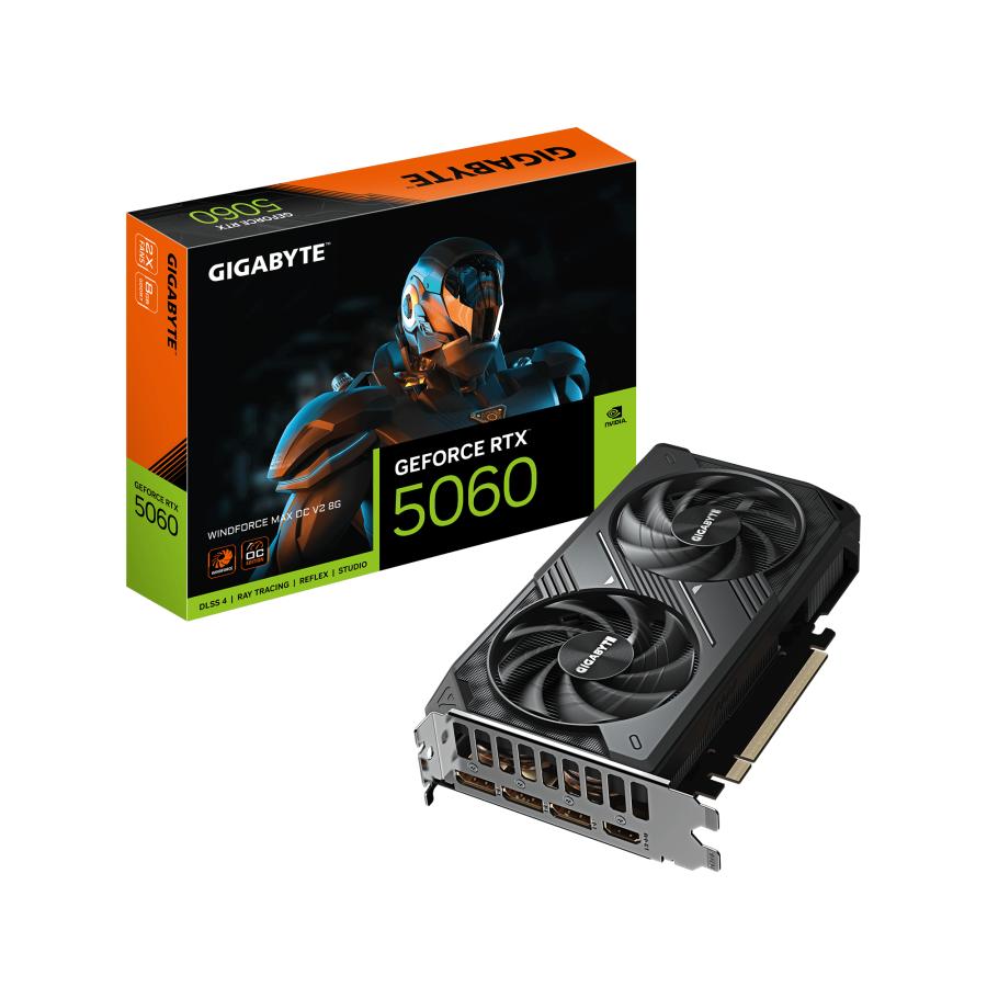 GIGABYTE GeForce RTX 5060 WINDFORCE MAX OC V2 8G NVIDIA 8 GB GDDR7
