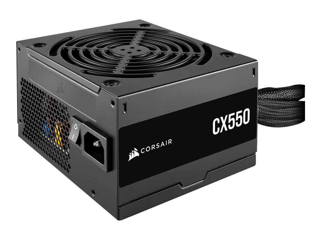 Corsair CX Series CX550 moduł zasilaczy 550 W 24-pin ATX ATX Czarny