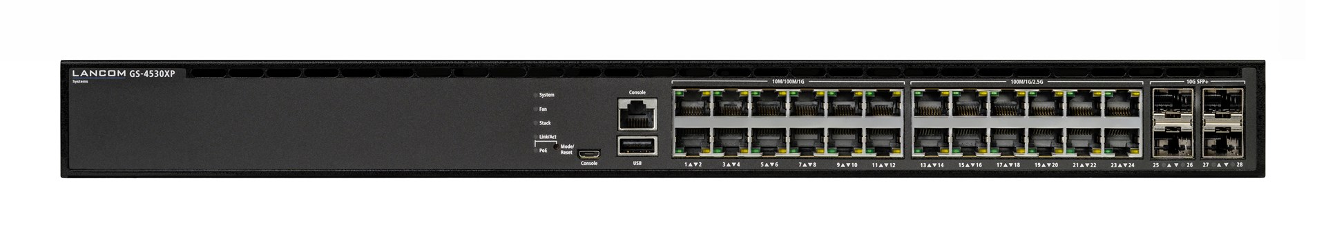 LANCOM GS-4530XP Zarządzany L3 2.5G Ethernet (100/1000/2500) Obsługa PoE 1U Czarny