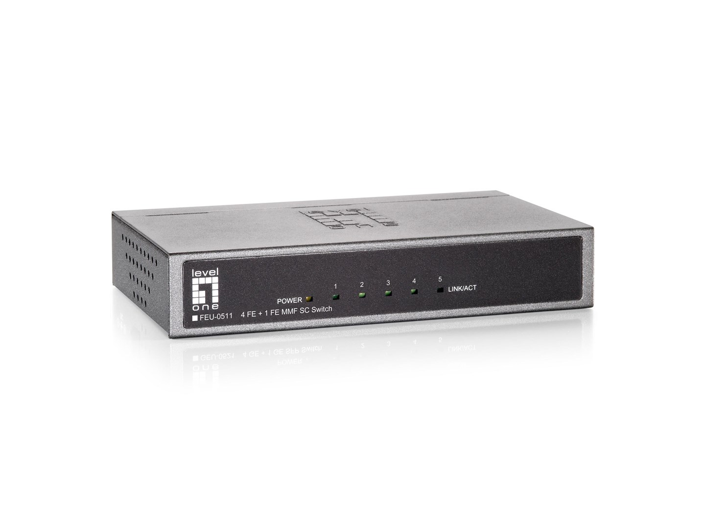 Przełącznik LevelOne FE 5-portowy 1xSC MM 100Mbps