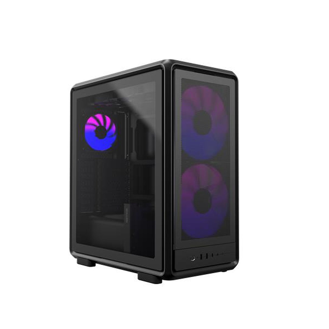Cooler Master MasterFrame 500 Mesh Midi Tower Czarny, Przezroczysty