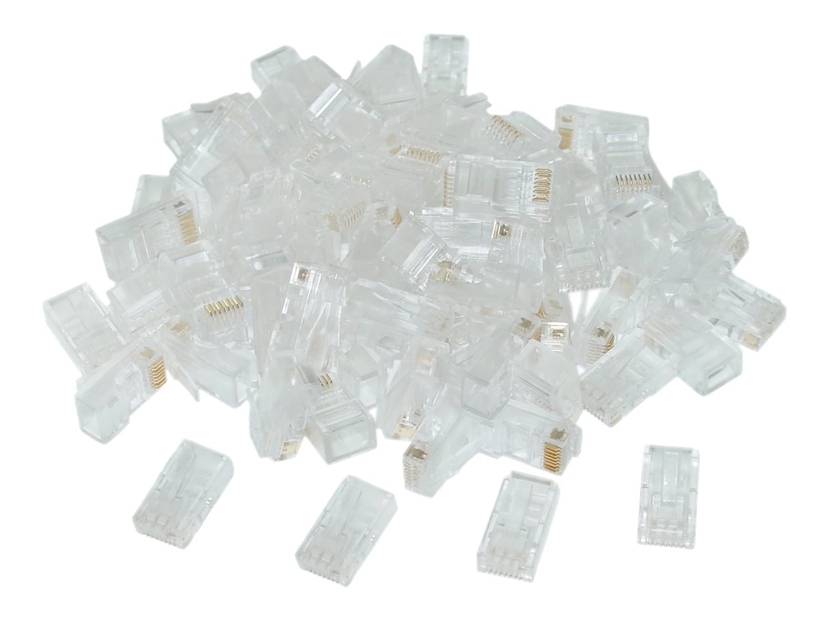 GEMBIRD LC-8P8C-002/10 Gembird wtyk sieciowy RJ45 (10 sztuk) kat. 6, 8P8C, 30U, do drutów