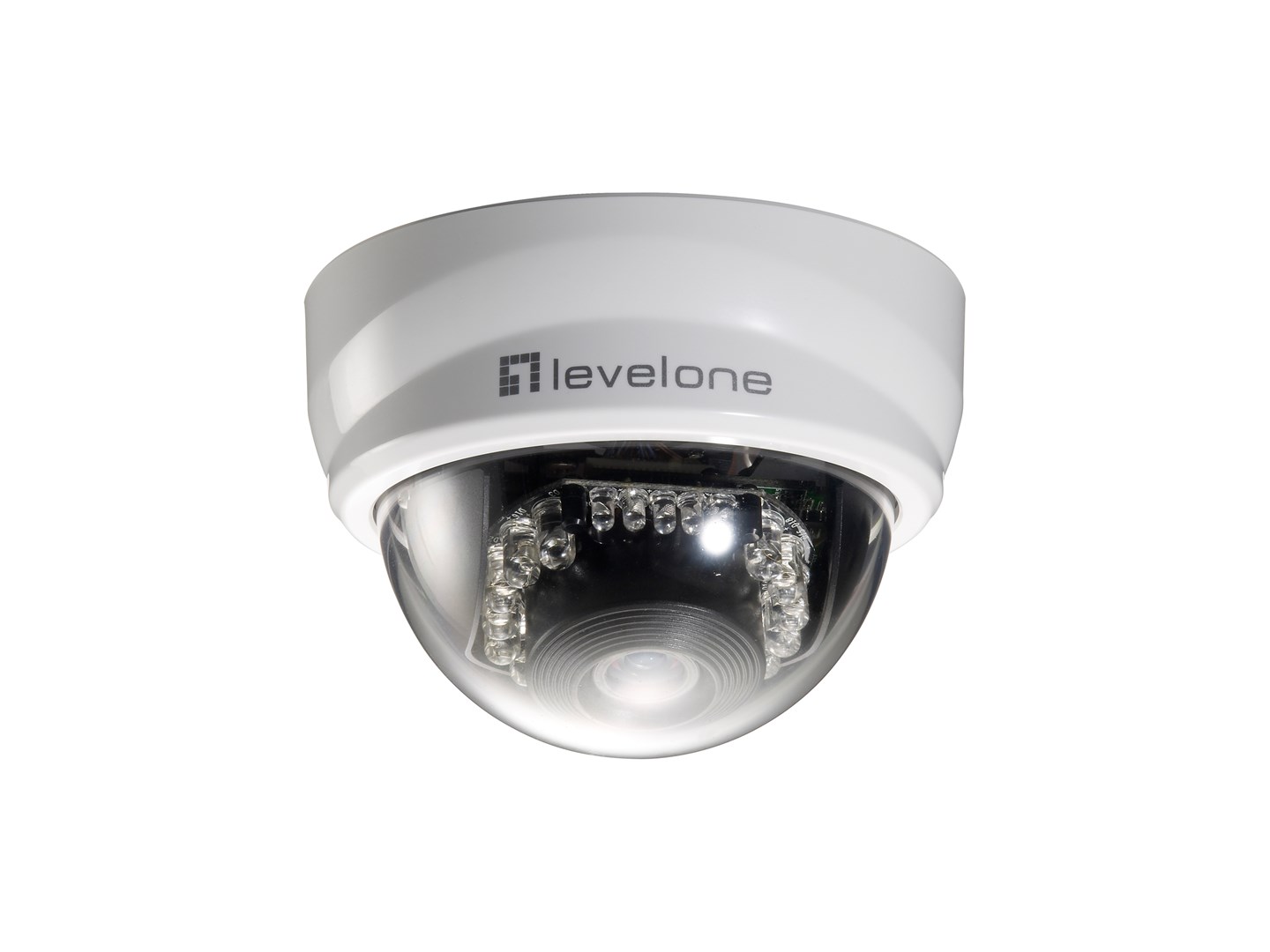 LevelOne FCS-3101 - Sieciowa kamera bezpieczeństwa - Pan/Tilt - Kolor (dzień i noc) - 2 MP - 1920 x 1080 - Stała ogniskowa - Audio - LAN 10/100 - MPEG-4, AVI, MJPEG, 3GPP, H.264 - DC 12V / AC 24V / PoE