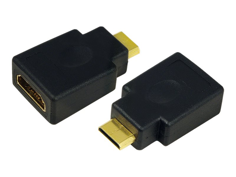 Adapter HDMI typ A żeński - Mini HDMI typ C męski