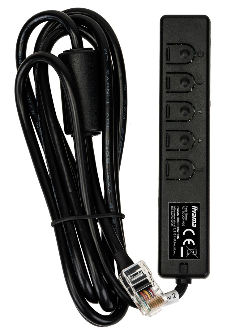 iiyama RC TOUCHV01 pilot Przewodowa Monitor Naciśnij przyciski