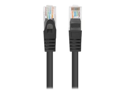 Patchcord kat.6 UTP 7.5 m czarny fluke