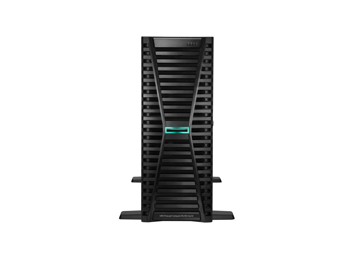 HPE ProLiant Compute ML350 Gen12 Intel Xeon 6515P 16c 1x64GB-R 8SFF MR408i-o 2x480GB SSD 2x1000W PS EU Server