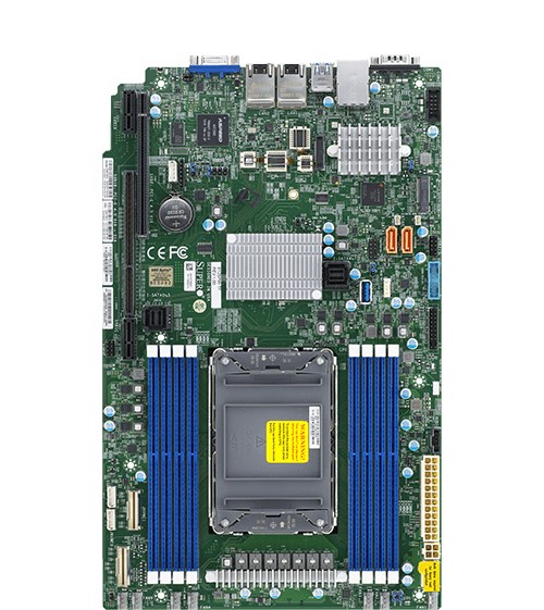 Płyta główna Supermicro X12SPW-TF 1x LGA4189; Intel C621A; DDR4 ECC DIMM, 8 slotów, do 2TB; WIO; 2x 10GbE; 1x M.2, 10x SATA III