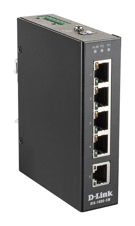 DLINK DIS-100E-5W 5-Port Unmanaged L2 Fast Eth. In