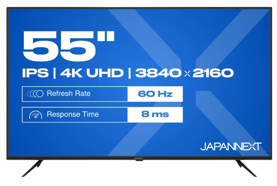 Monitor JAPANNEXT 139,7cm 16:9 3x HDMI UHD JN-IPS550UHD60F