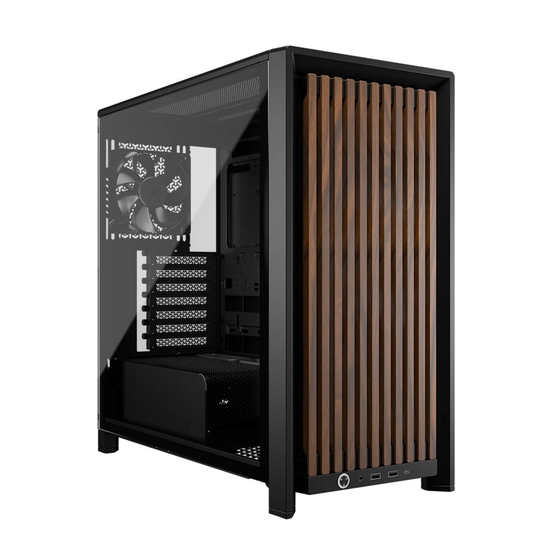 Corsair FRAME 4000D WOOD RS Midi Tower Czarny, Drewno