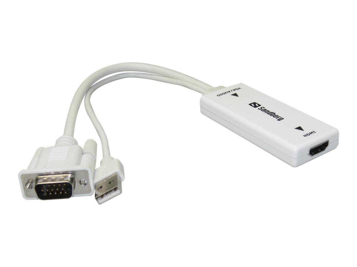 SANDBERG 508-78 Sandberg Konwerter VGA+Audio do HDMI