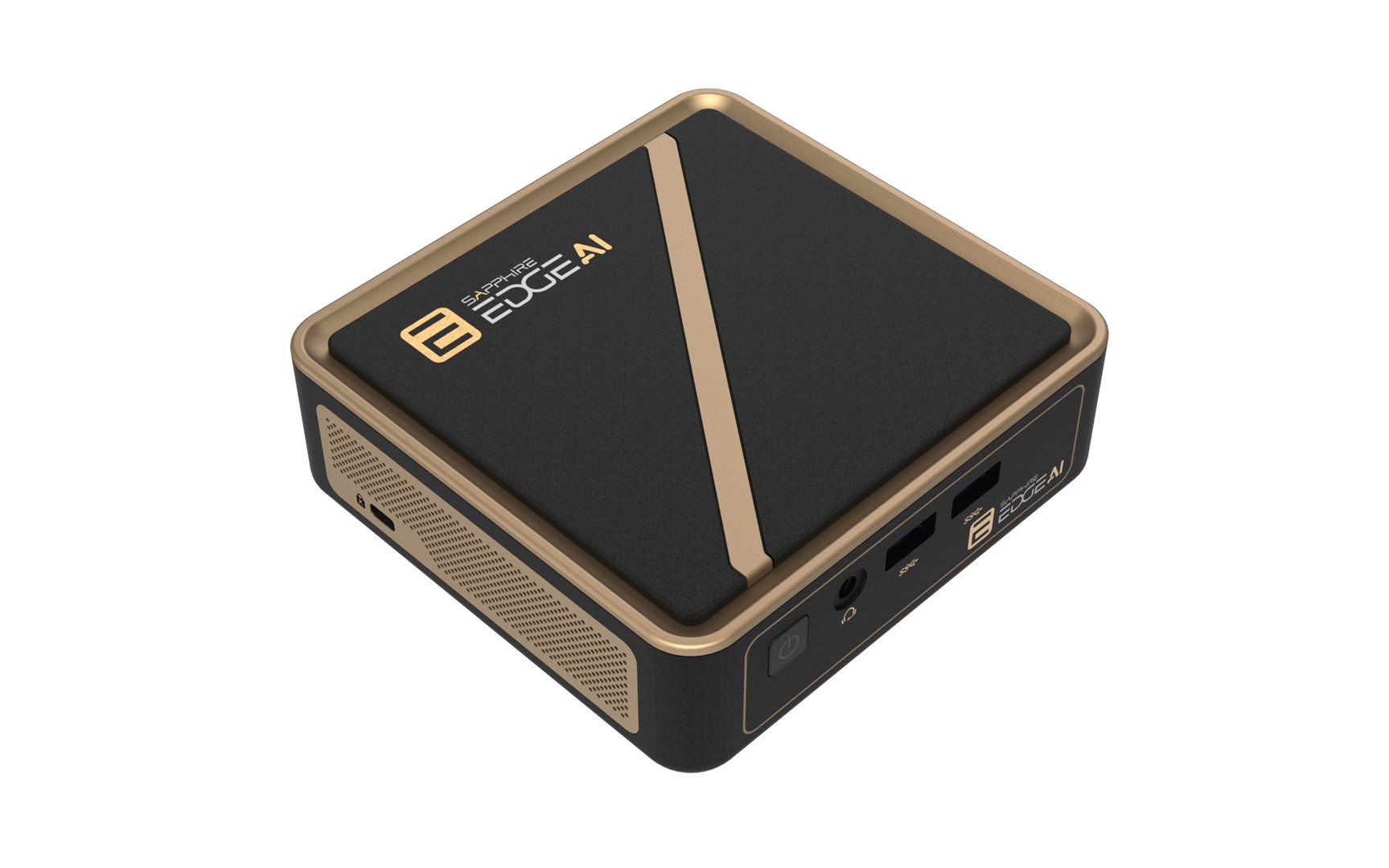 Sapphire EDGE AI 370 SFF Czarny, Złoto FP8 2 GHz
