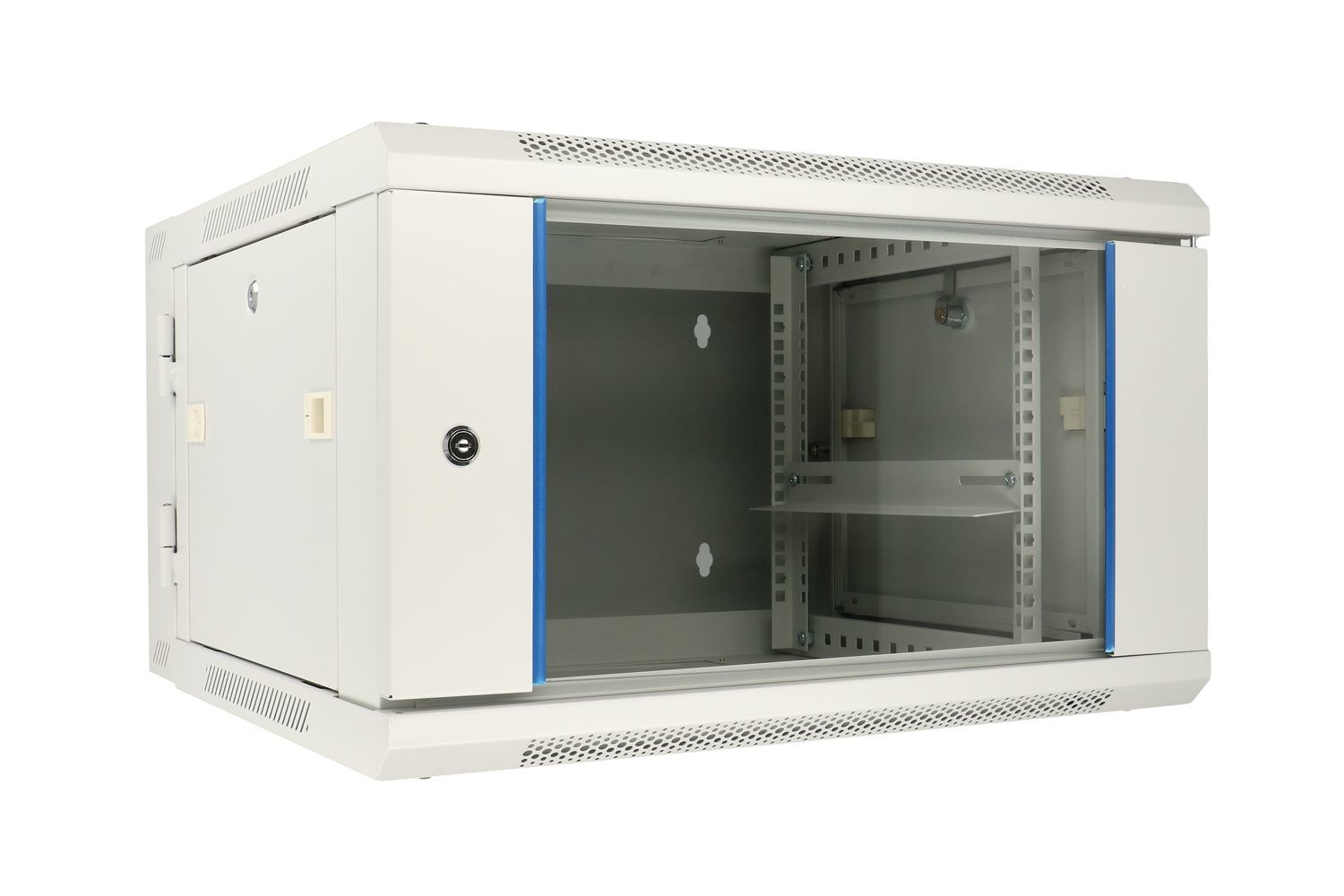 Extralink - szafka wisząca 19" 6U 600x600 AZH Szara