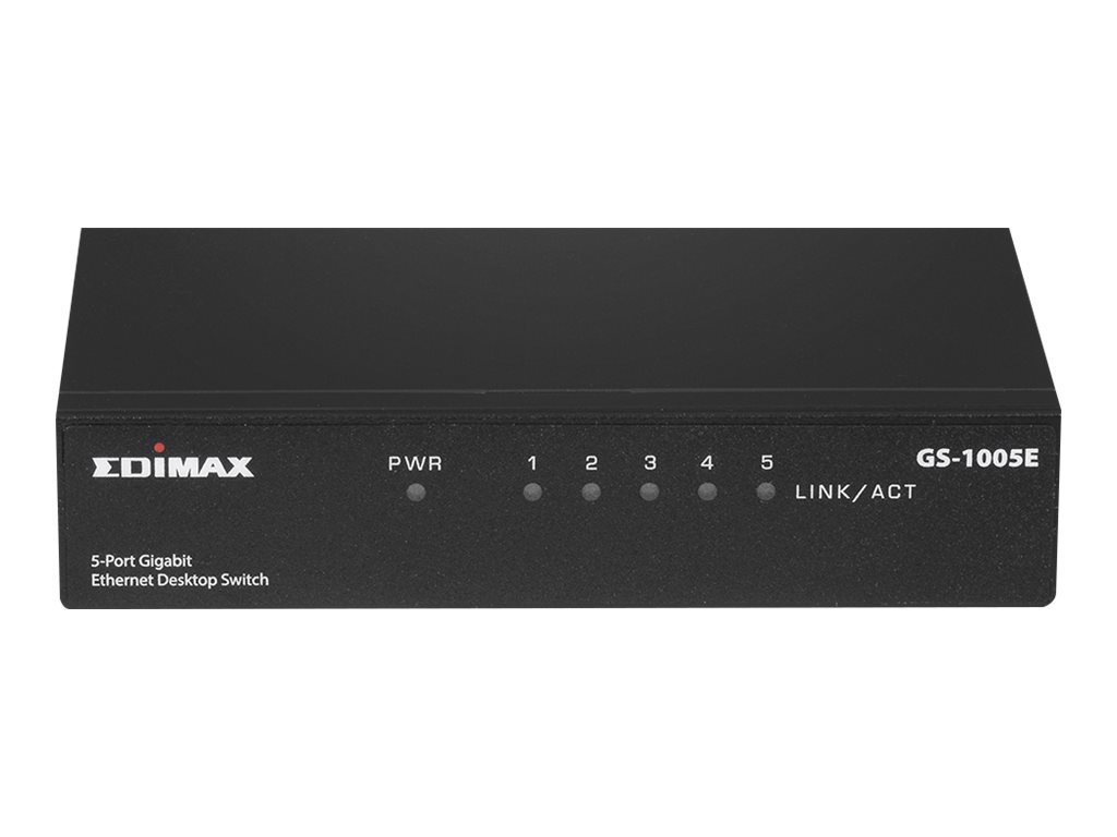 EDIMAX 10/100/1000Mbps Unmanaged Ethernet Desktop Switch Metal