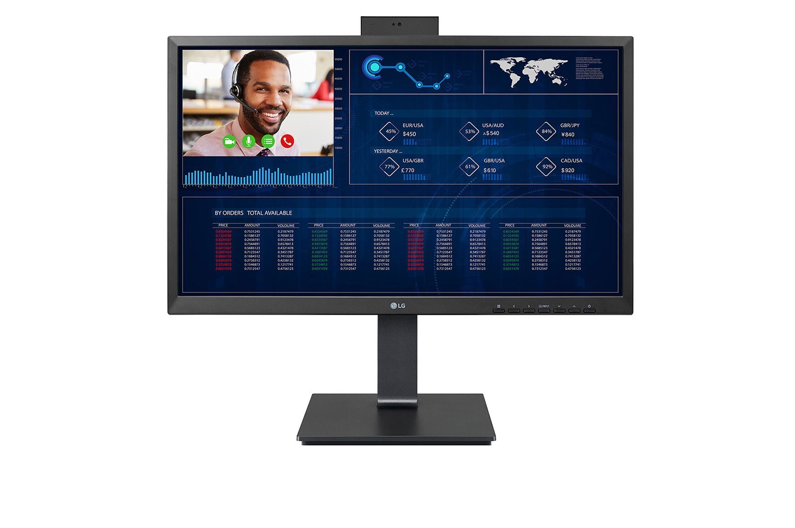 LG 24CQ651W-BP Intel® Pentium® N6005 60,5 cm (23.8") 1920 x 1080 px All-in-One PC 8 GB DDR4-SDRAM 256 GB SSD Windows 10 IoT Enterprise Wi-Fi 6 (802.11ax) Czarny