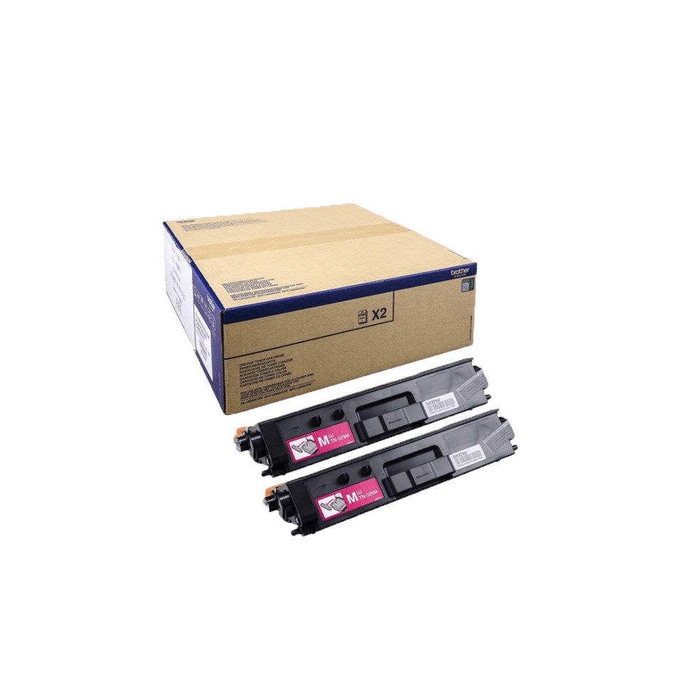 Brother TN-329MTWIN kaseta z tonerem 2 szt. Oryginalny Purpurowy
