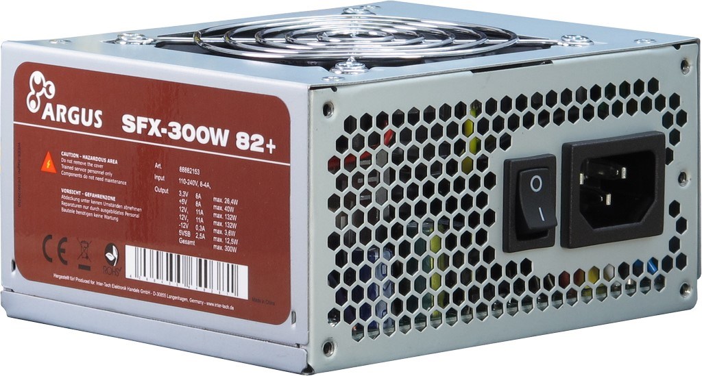 Inter-Tech SFX-300W moduł zasilaczy 20+4 pin ATX ATX Szary