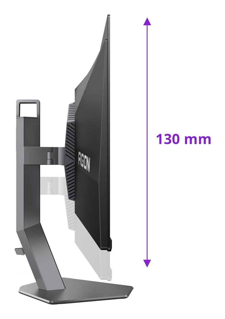 AOC AGON PRO AG276QKD2 monitor komputerowy 67,3 cm (26.5") 2560 x 1440 px Quad HD QD-OLED Czarny, Szary