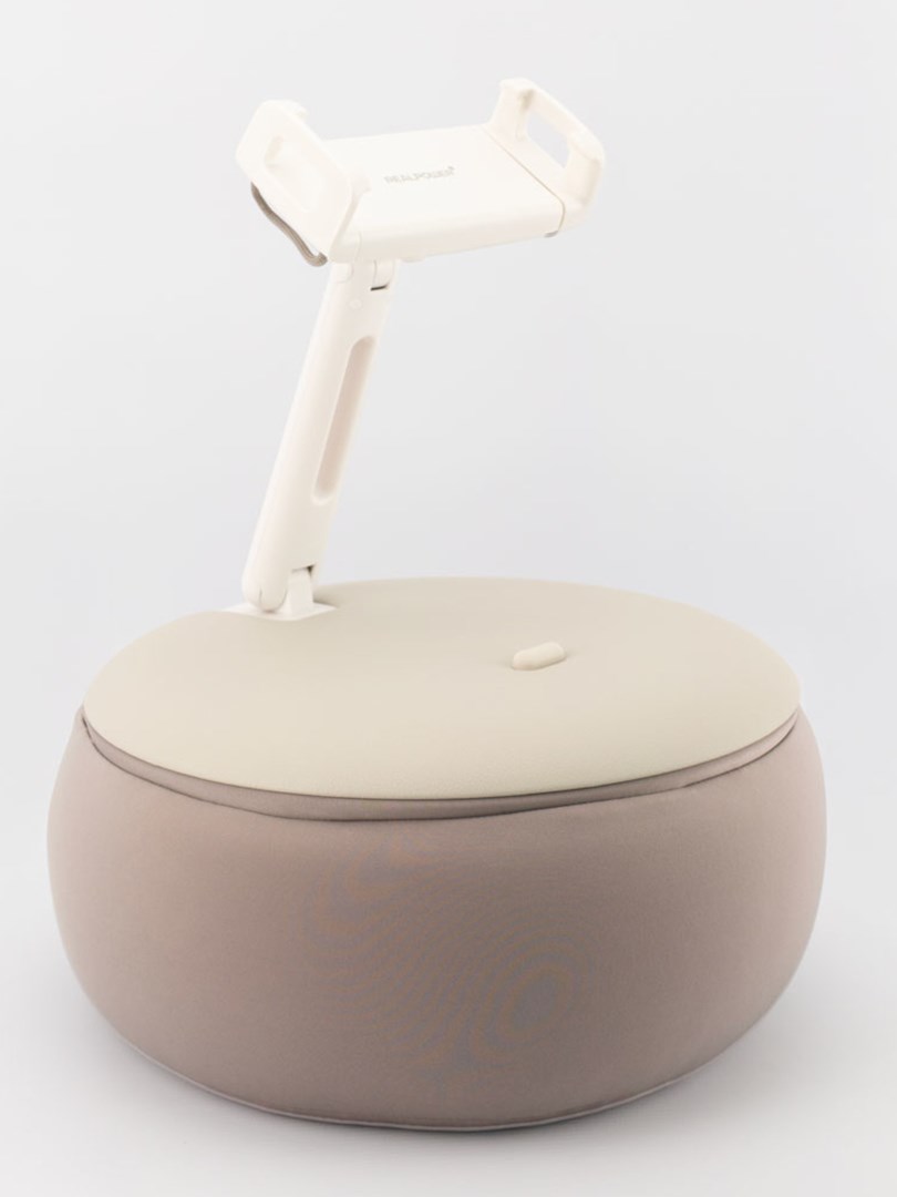 RealPower PillowStand-1 Uchwyt pasywny Telefon komórkowy/Smartfon, Tablet/UMPC Beżowy