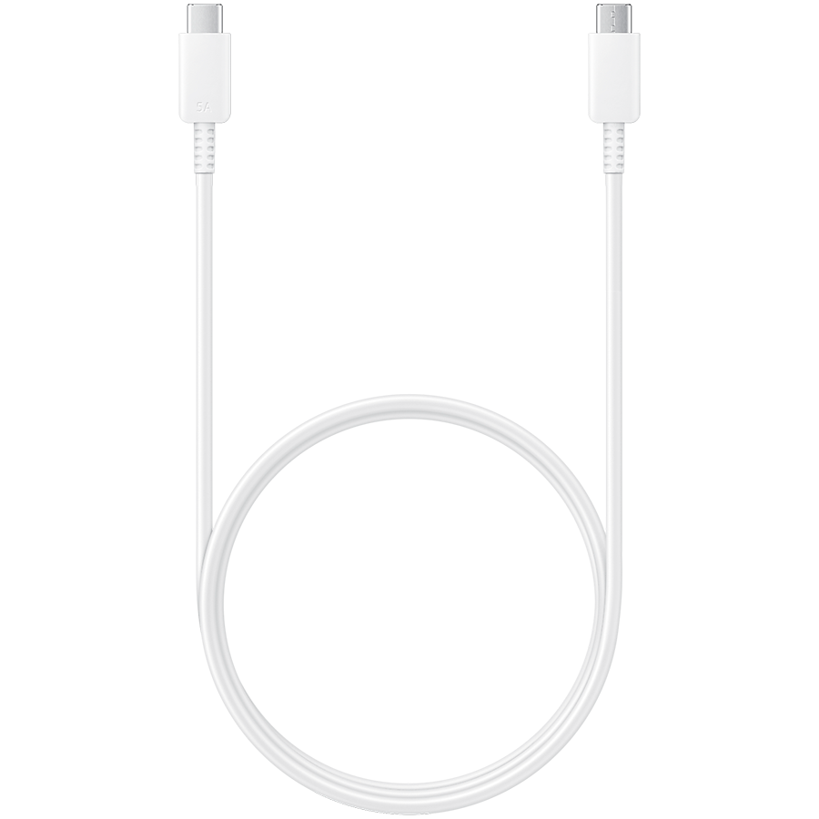 USB 2.0 Kabel, USB-C Stecker > USB-C Stecker (weiß, 1 Meter, PD, Laden mit bis zu 100 Watt)