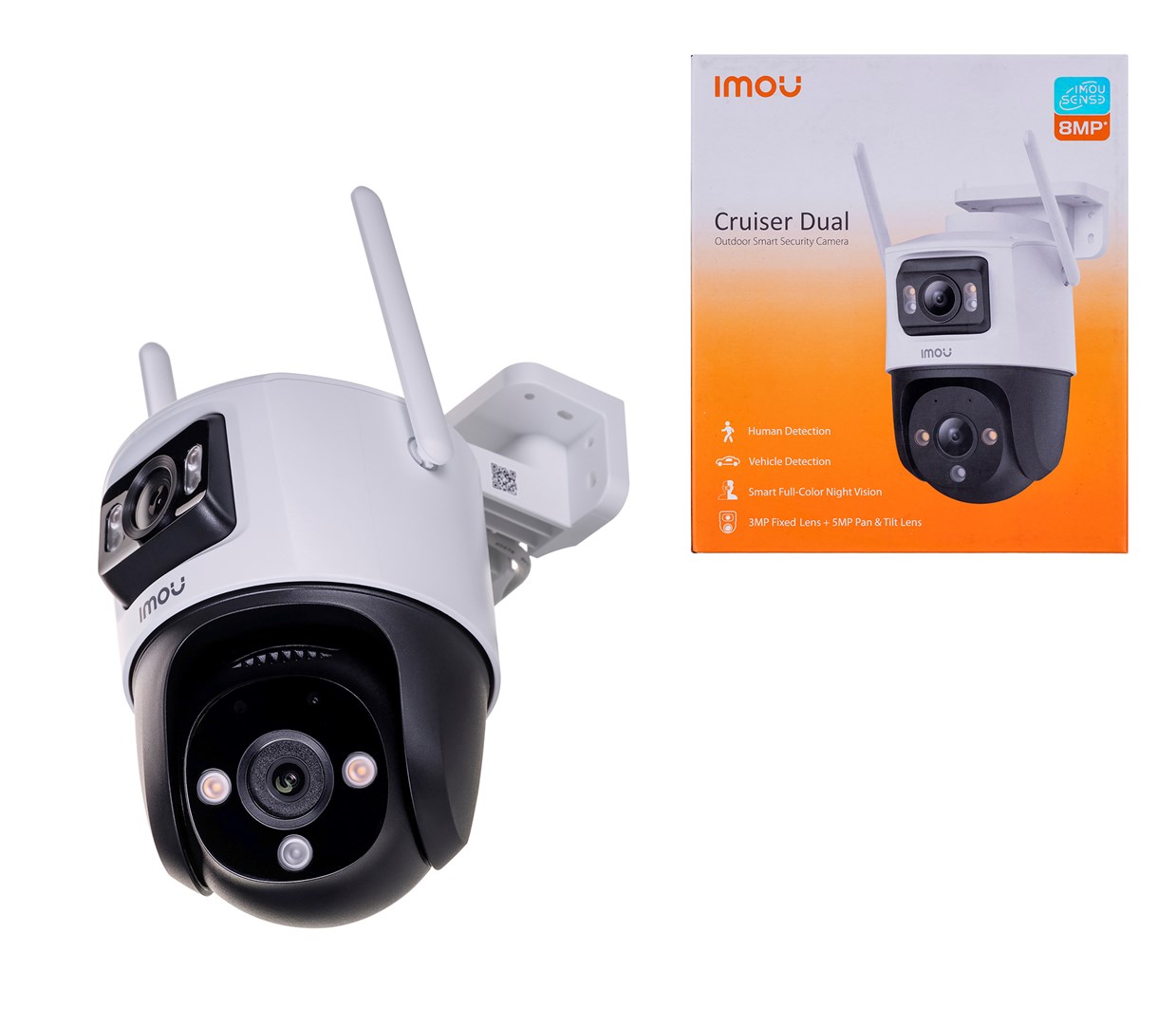 Kamera IP zewnętrzna IMOU Cruiser Dual 8MP Wi-Fi 3MP+5MP